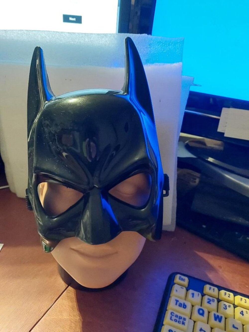 NEW ! Batman Half Mask Black